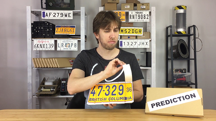 LICENSE PLATE PREDICTION by Martin Andersen (Gimmick Not Included) - Click Image to Close